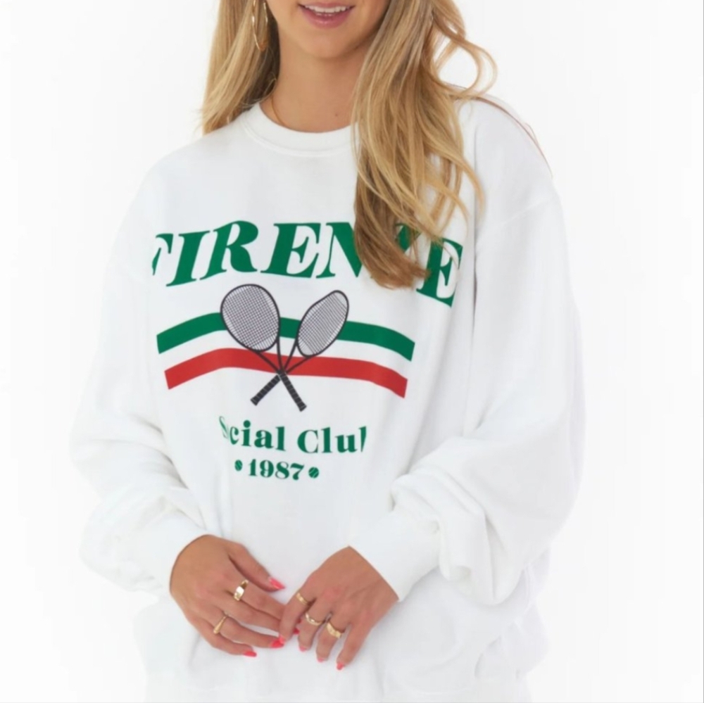 NWOT Show Me Your MUMU Firenze Stanley Sweatshirt Size XL